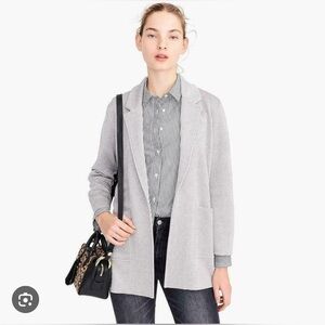 JCREW Sophie Sweater Blazer in Grey. XS.